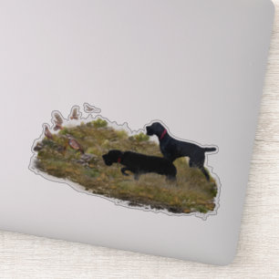 Jagdpartridge Aufkleber