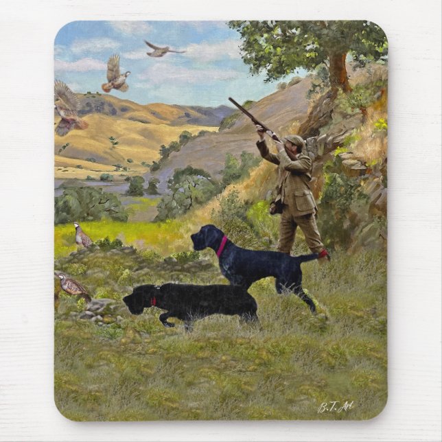 Jagdpartridge Mousepad (Vorne)