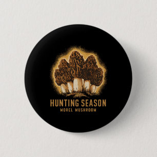 Jagdsaison Funny Morel Pilz Forming Button