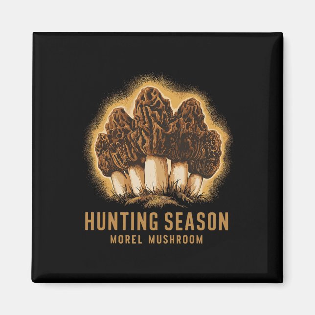 Jagdsaison Funny Morel Pilz Forming Magnet (Vorne)