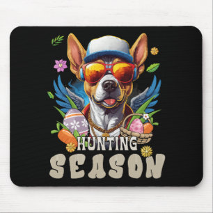 Jagdsaison Hirsch Ostern Ei Mousepad