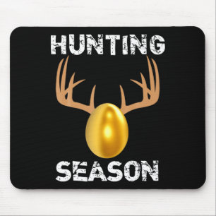 Jagdsaison Lustige Geweihe Goldenes Osterei T S Mousepad