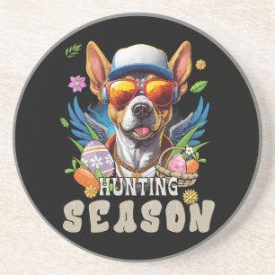 Jagdsaison Reh Ostern Ei Getränkeuntersetzer