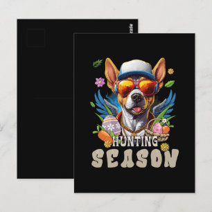 Jagdsaison Reh Ostern Ei Postkarte