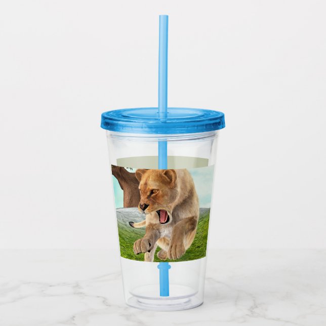 Jagdschlösser Acryltrinkbecher (Vorderseite)