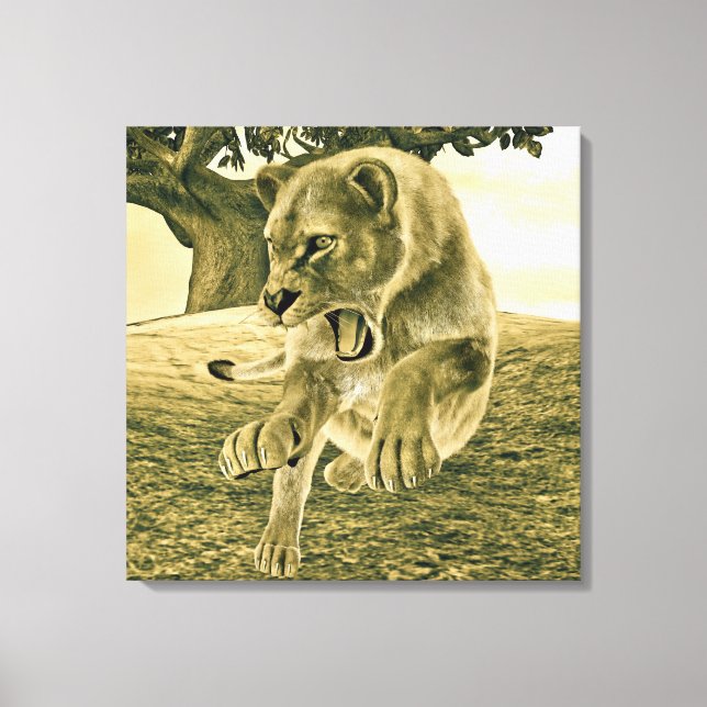 Jagdschlösser Leinwanddruck (Vorderseite)