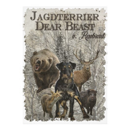 Jagdschrecker, Liebes Tier / Renbrad Paperweight P Fotodruck