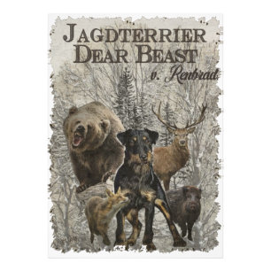 Jagdschrecker, Liebes Tier / Renbrad Paperweight P Fotodruck