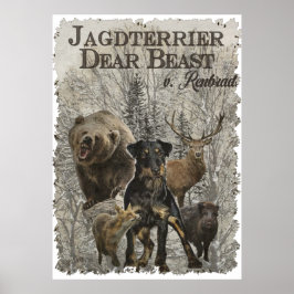 Jagdschrecker, Liebes Tier / Renbrad Paperweight P Poster