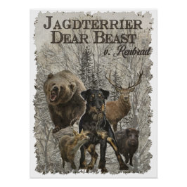 Jagdschrecker, Liebes Tier / Renbrad Paperweight P Poster