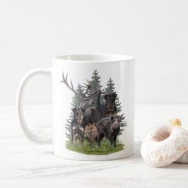 Jagdschrecker Sticker Button Schlüsselanhänger Kaffeetasse
