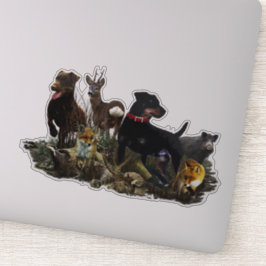 Jagdschrecker - vielseitiger Jagdhundeptiker Aufkleber