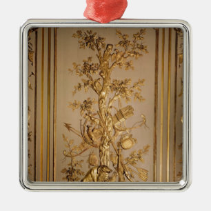 Jagdszene, hölzerner Panelling vom Speisen Silbernes Ornament