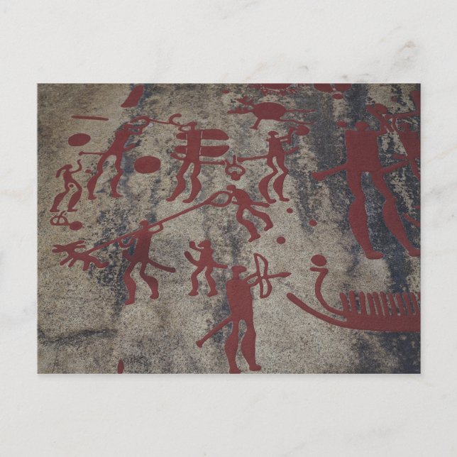 Jagdszenen Postkarte (Vorderseite)