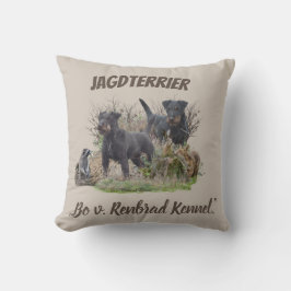 Jagdterer , Bo gegen Renbrad Kennel.'' Sticker Pap Kissen