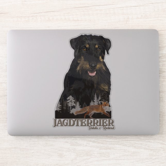 Jagdterer Dakota / Renbrad Aufkleber (Computer)