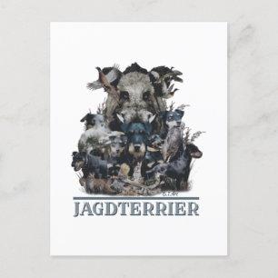 Jagdterer Feiertagspostkarte