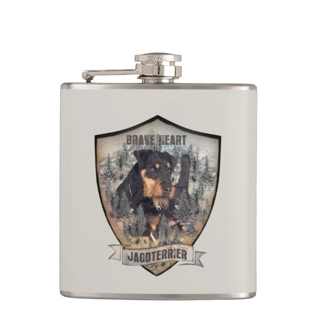Jagdterer Flachmann (Vorderseite)