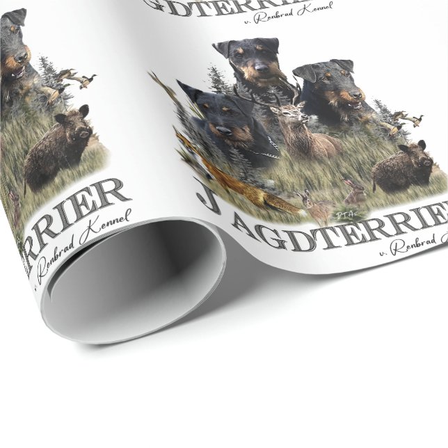Jagdterer Geschenkpapier (Rolleneckpunkt)