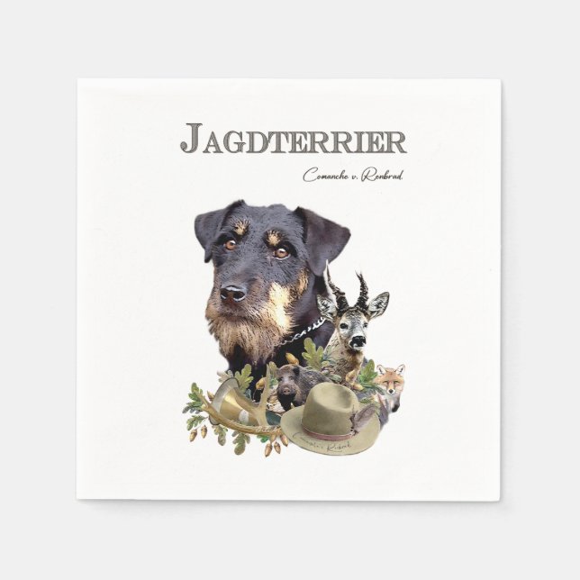 Jagdterer Serviette (Vorderseite)