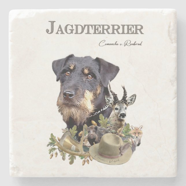 Jagdterer Steinuntersetzer (Vorderseite)