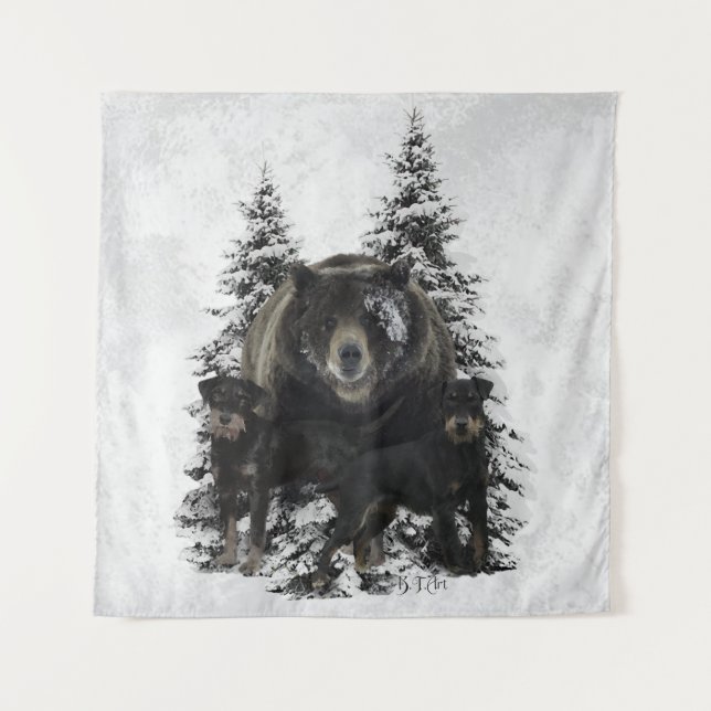 Jagdterer Wandteppich (Vorderseite)