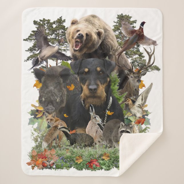 Jagdterre, deutsche Jagdterrasse, Poste Sherpadecke (Vorderseite)