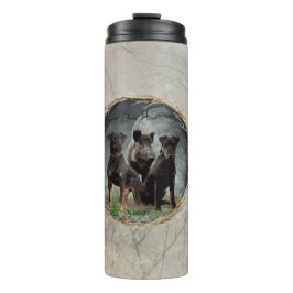 Jagdterre , tapferes Plexiglas Thermosbecher