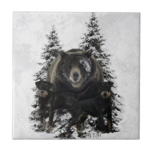 Jagdterry Tapestry Poster Acrylic Print Triptych Fliese