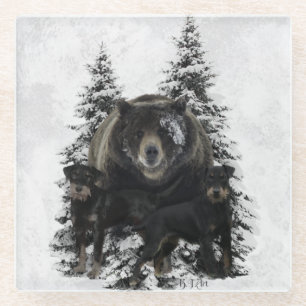 Jagdterry Tapestry Poster Acrylic Print Triptych Glasuntersetzer