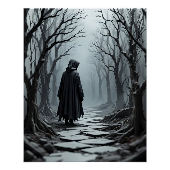 Jagdwald Papercraft Szene Poster (Vorderseite)