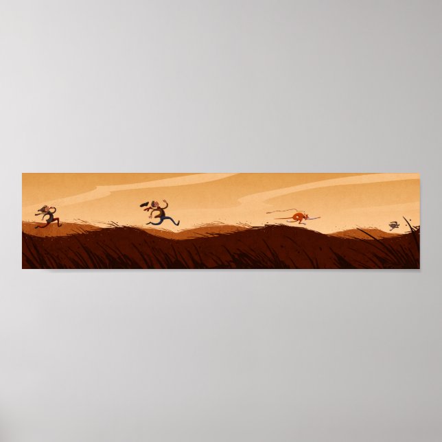 Jagdzeit Poster (Vorne)