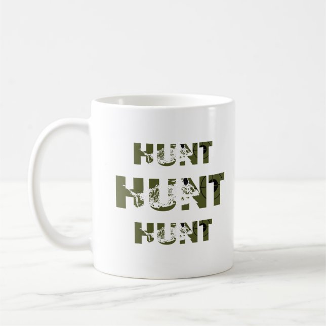 Jagdziffern für Jäger-Liebhaber von Sprichworten Kaffeetasse (Links)