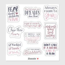 Jage That Dreams 10pc Waterproof Sticker Set