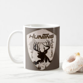 Jagen Abenteuer Quadrat Aufkleber Schlüsselanhänge Kaffeetasse