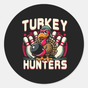 Jagen Bowling Türkei Jäger Türkei Holding Bowl Runder Aufkleber