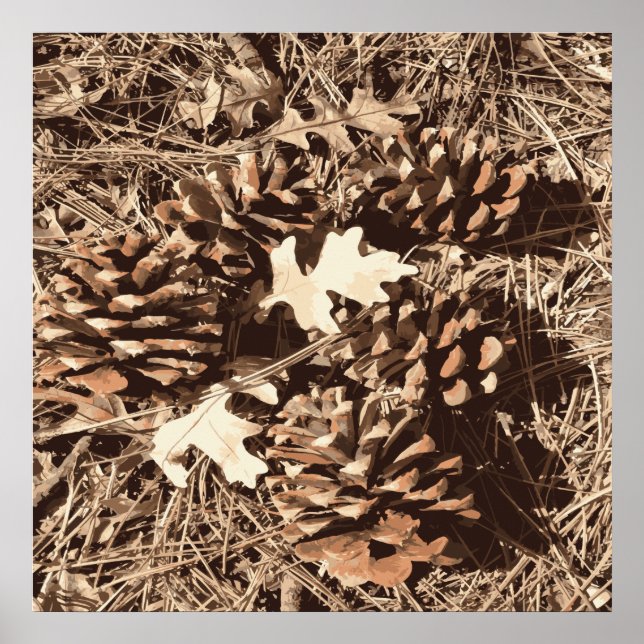 Jagen Camouflage Camouflage Geschenke für Jäger Poster (Vorne)