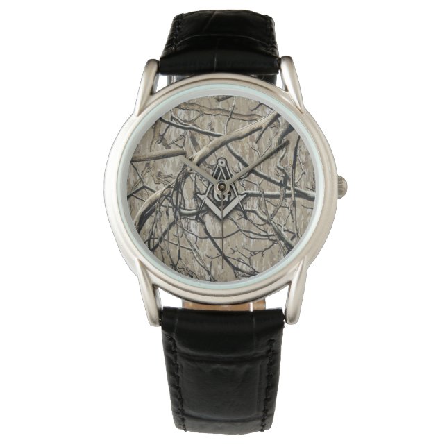 Jagen Camouflage Square Compass 2 Armbanduhr (Vorderseite)