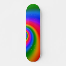 Jagen der Regenbogenwand Skateboard