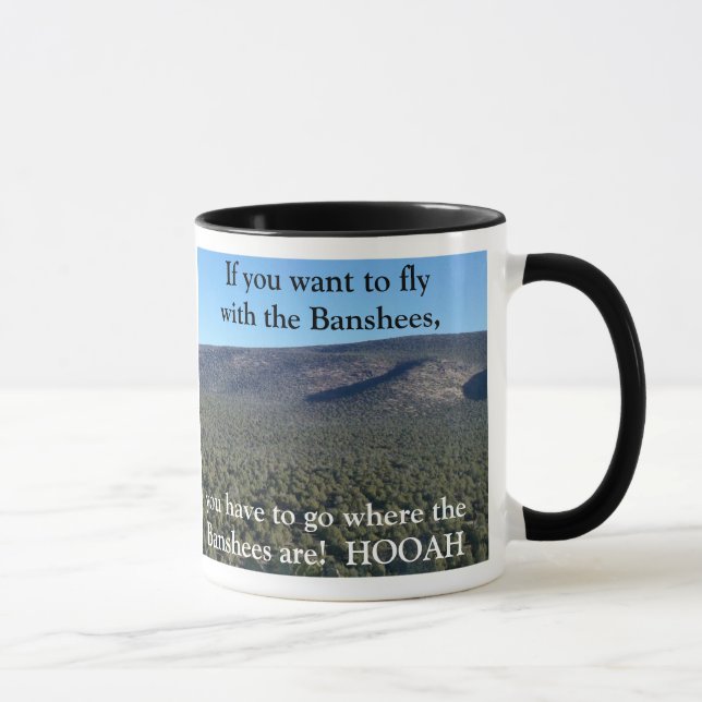 Jagen des Elch-Jagd-Kaffee-Tassen-Todes von oben Tasse (Rechts)
