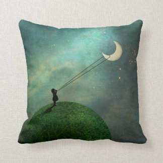 Jagen des Mond Kissens Kissen