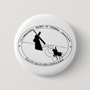 Jagen des Windmühlen-Knopfes Button