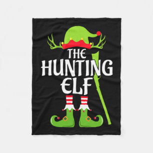Jagen Elf Matching Family Group Weihnachts-Party Fleecedecke