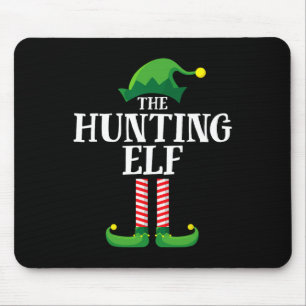 Jagen Elf Matching Family Group Weihnachts-Party Mousepad