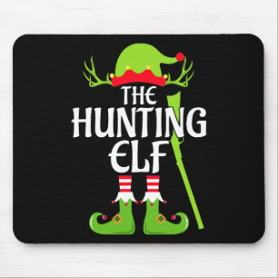 Jagen Elf Matching Family Group Weihnachts-Party Mousepad