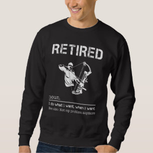 Jagen Ich tue, was ich Gewollt, wenn ich Woll sehe Sweatshirt