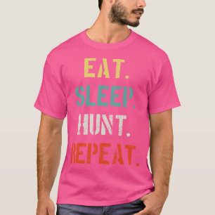 Jagen Jäger Jäger rückwärts T-Shirt