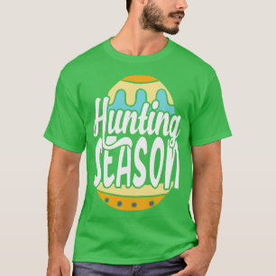 Jagen Jahreszeit glücklicher Ostertag T-Shirt