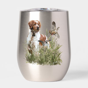 Jagen mit einem Bretagne-Hund, Kunst