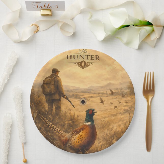 Jagen Pappteller (Hochzeit)